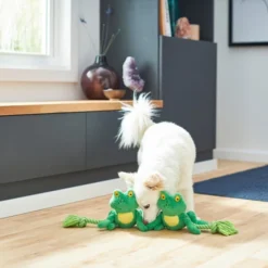 Frisco Magic Frog Plush with Rope Squeaky Dog Toy 7 Frisco Magic Frog Plush with Rope Squeaky Dog Toy -FRISCO Sales 265606 PT3. SY630 V1620938889