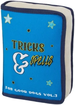 Frisco Magic Spell Book Plush Squeaky Dog Toy