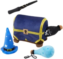 Frisco Magic Chest Hide & Seek Puzzle Plush Squeaky Dog Toy