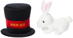 Frisco Magic Rabbit in a Hat 2-in-1 Plush Squeaky Dog Toy -FRISCO Sales 265616 PT2. SY630 V1623117772