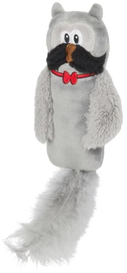 Frisco Magic Owl Plush Kicker Cat Toy with Catnip