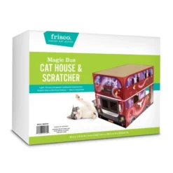 Frisco Magic Bus Cardboard Cat House, 2-Story 11 Frisco Magic Bus Cardboard Cat House, 2-Story -FRISCO Sales 266701 PT4. SY630 V1621535899