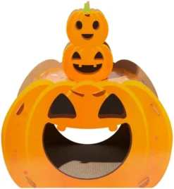 Frisco Halloween Jack-o-Lantern Cardboard Cat House 9 Frisco Halloween Jack-o-Lantern Cardboard Cat House -FRISCO Sales 266703 PT2. SY630 V1621535930