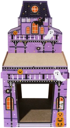 Frisco Halloween Mansion Cardboard Cat House, 2-Story 9 Frisco Halloween Mansion Cardboard Cat House, 2-Story -FRISCO Sales 266705 PT2. SY630 V1621535885