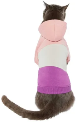 Frisco Colorblock Dog & Cat Hoodie with Sleeves -FRISCO Sales 267963 PT3. SY630 V1637730180