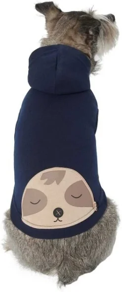 Frisco Sloth Pocket Dog & Cat Lightweight Hoodie -FRISCO Sales 268017 PT2. SY630 V1637651506