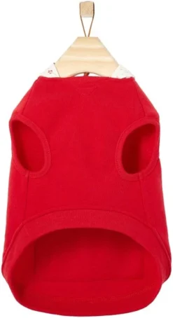 Frisco Floral Accent Dog & Cat Hoodie, Red -FRISCO Sales 268042 PT4. SY630 V1637680038