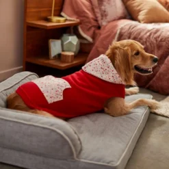 Frisco Floral Accent Dog & Cat Hoodie, Red -FRISCO Sales 268042 PT8. SY630 V1629758830