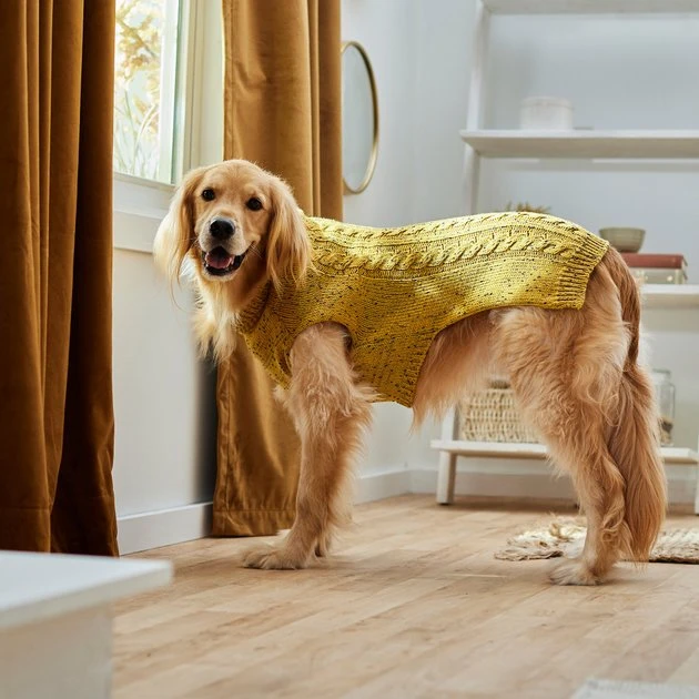 Frisco Cable Knit Dog & Cat Sweater with 60% Recycled Content 8 Frisco Cable Knit Dog & Cat Sweater with 60% Recycled Content - Image 6