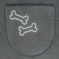 Frisco Embroidered Pawprint Microfiber Dog Bath Cape Towel -FRISCO Sales 269036 PT4. SY630 V1624454572