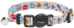 Frisco Traffic Signs Cat Collar, 8-12 Inches