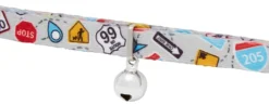 Frisco Traffic Signs Cat Collar, 8-12 Inches -FRISCO Sales 269476 PT3. SY630 V1619535870