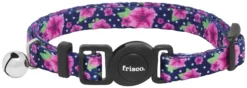 Frisco Midnight Floral Cat Collar, 8-12 Inches