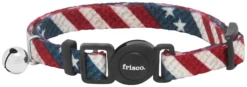 Frisco American Flag Cat Collar, 8-12 Inches