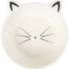 Frisco Cat Face Non-skid Ceramic Dog Bowl, White, 1.25 Cups -FRISCO Sales 270229 MAIN. SY630 V1620685331