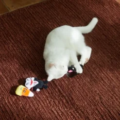 Frisco Halloween Haunted Friends Plush Cat Toy with Catnip, 3 count -FRISCO Sales 270288 PT3. SY630 V1624817037