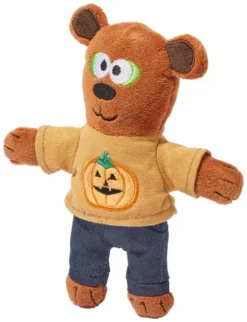 Frisco Halloween Good Bear, Bad Bear Reversible Plush Cat Toy with Catnip