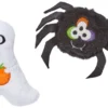 Frisco Halloween Spider & Ghost Plush Cat Toy with Catnip, 2 count