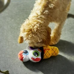 Frisco Halloween Eyeball Ice Cream Plush Squeaky Dog Toy -FRISCO Sales 270355 PT3. SY630 V1624816986