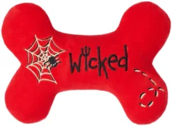 Frisco Wicked Cute Bone Reversible Plush Squeaky Dog Toy -FRISCO Sales 270357 PT2. SY630 V1624072352