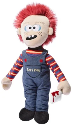 Frisco Halloween Killer Doll Plush Squeaky Dog Toy