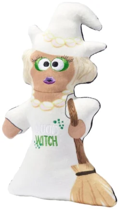 Frisco Halloween Good Witch, Bad Witch Reversible Plush Squeaky Dog Toy