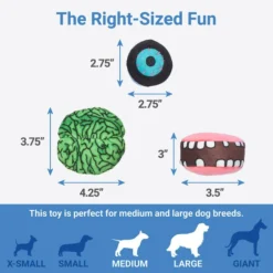 Frisco Halloween Zombie Hide and Seek Puzzle Plush Squeaky Dog Toy 9 Frisco Halloween Zombie Hide and Seek Puzzle Plush Squeaky Dog Toy -FRISCO Sales 270482 PT2. SY630 V1626285076