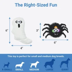 Frisco Halloween Jack-o-Lantern Hide & Seek Puzzle Plush Squeaky Dog Toy -FRISCO Sales 270492 PT2. SY630 V1626285366