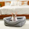 Frisco Chambray Double Bolster Cat & Dog Bed 1 Frisco Chambray Double Bolster Cat & Dog Bed -FRISCO Sales 270903 MAIN. SY630 V1626882051