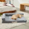 Frisco Chambray Orthopedic Corner Sofa Bolster Dog Bed w/Removable Cover 1 Frisco Chambray Orthopedic Corner Sofa Bolster Dog Bed w/Removable Cover -FRISCO Sales 270911 MAIN. SY630 V1626881792