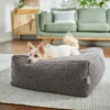 Frisco Sherpa Cube Pillow Cat & Dog Bed, Brown -FRISCO Sales 270924 MAIN. SY630 V1626881253