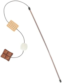 Frisco Camping S'mores Teaser Cat Toy with Catnip