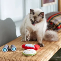 Frisco Camping Compass & Lantern Plush Cat Toy with Catnip, 2 count -FRISCO Sales 270985 PT3. SY630 V1625009053