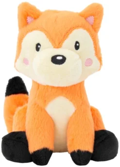 Frisco Camping Fox Plush Squeaky Dog Toy