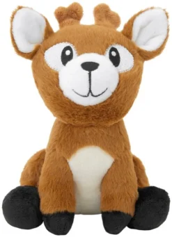 Frisco Camping Deer Plush Squeaky Dog Toy