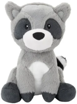 Frisco Camping Raccoon Plush Squeaky Dog Toy