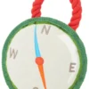 Frisco Camping Compass Plush with Rope Squeaky Dog Toy -FRISCO Sales 271020 MAIN. SY630 V1624561684