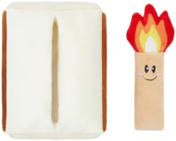 Frisco Camping Match Box 2-in-1 Plush Squeaky Dog Toy -FRISCO Sales 271029 PT2. SY630 V1626368539