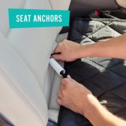 Frisco Quilted Front Carseat Cover, Black, Regular -FRISCO Sales 271613 PT3. SY630 V1625582297