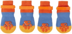 Frisco Non-Skid Colorblock Dog Socks