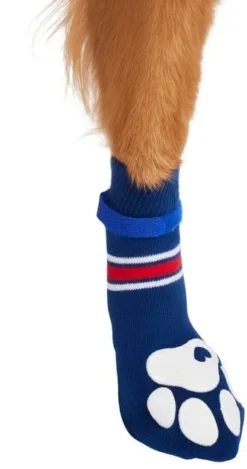 Frisco Non-Skid Navy Dog Socks, Red & White Stripe -FRISCO Sales 272499 PT3. SY630 V1634829419