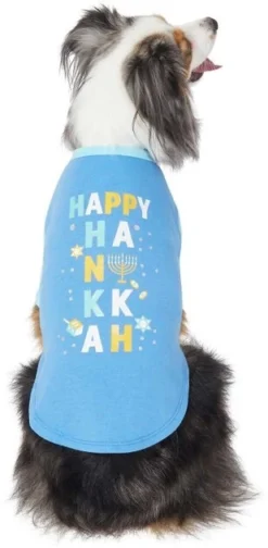 Frisco Happy Hanukkah Dog & Cat T-shirt -FRISCO Sales 276479 PT3. SY630 V1637653298