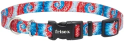 Frisco Blue Tye Dye Dog Collar
