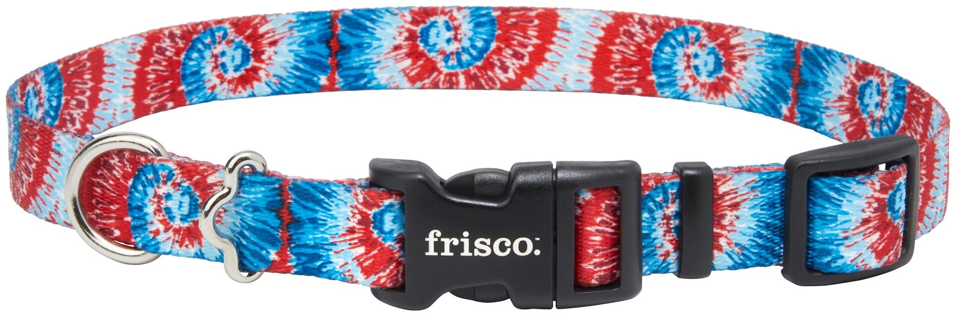 Frisco Blue Tye Dye Dog Collar 3 Frisco Blue Tye Dye Dog Collar