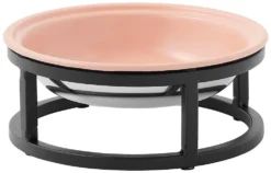 Frisco Paw Print Elevated Stainless Steel Dog & Cat Bowl