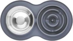 Frisco Silicone Slow Feeder Mat with Stainless Steel Bowl -FRISCO Sales 277549 PT4. SY630 V1627935299