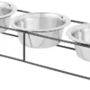 Frisco Straight Triple Feeder Stainless Steel Dog & Cat Bowl -FRISCO Sales 277568 MAIN. SY630 V1627933609