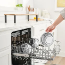 Frisco Dark Wooden Triple Elevated Stainless Steel Dog & Cat Bowl -FRISCO Sales 277570 PT6. SY630 V1630357317