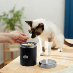 Frisco Fish Bone Print Stainless Steel Storage Canister 8 Frisco Fish Bone Print Stainless Steel Storage Canister -FRISCO Sales 277575 PT3. SY630 V1630347681