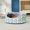 Frisco Small Pet Geometic Plush Round Cuddler -FRISCO Sales 278105 MAIN. SY630 V1629465421